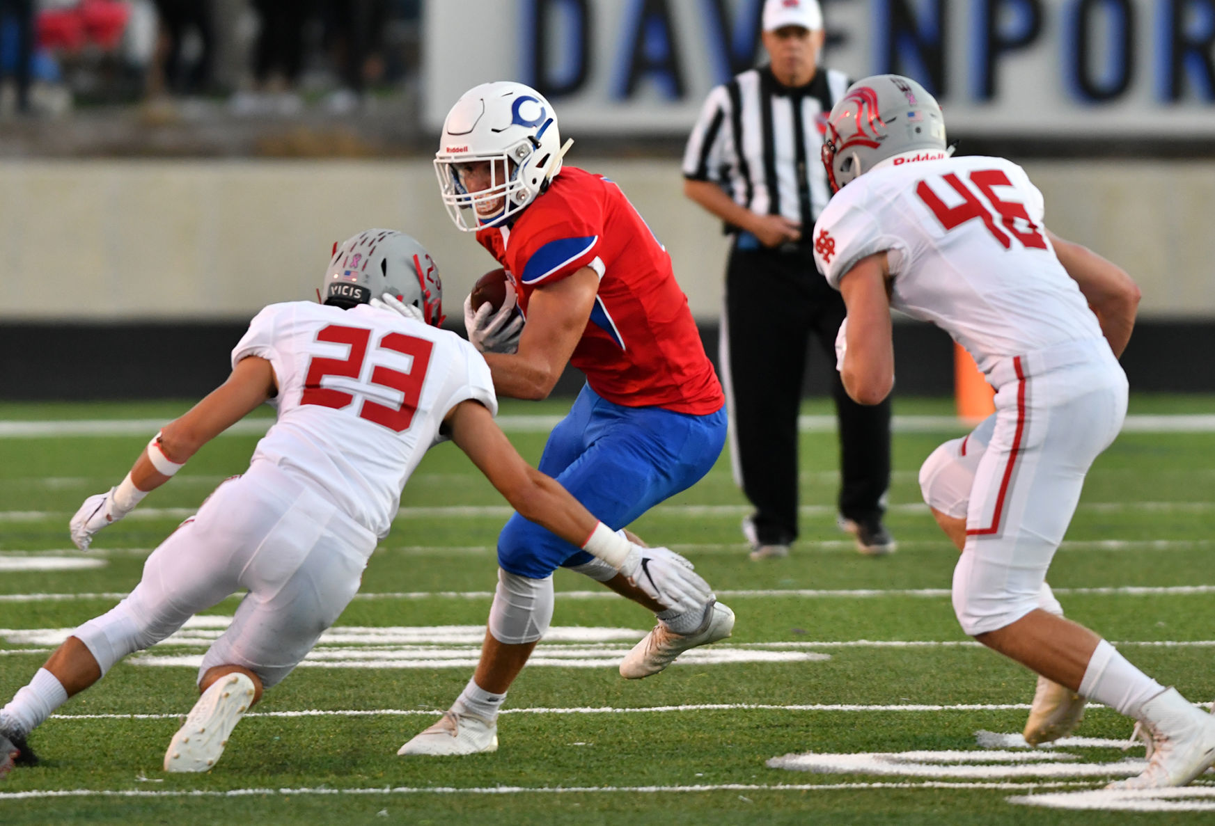 North Scott at Davenport Central football
